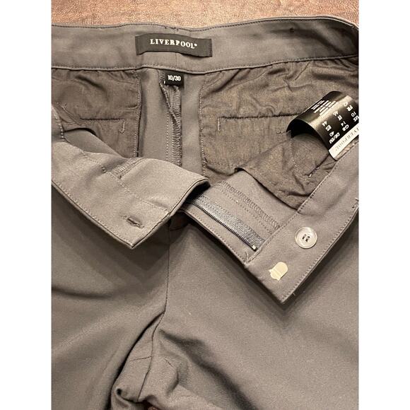 Liverpool Women’s Dress Pants Gray Size 10/30 Straight Leg Stretch Work Career - Picture 5 of 8